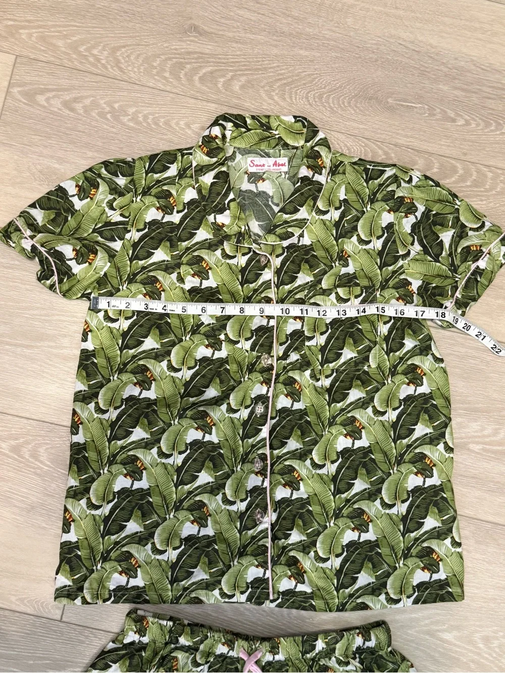 Sant and Abel Sant & Abel Martinique Banana Leaf Print Pajamas - Picture 5 of 8